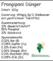 Frangipani Spezial-Dünger